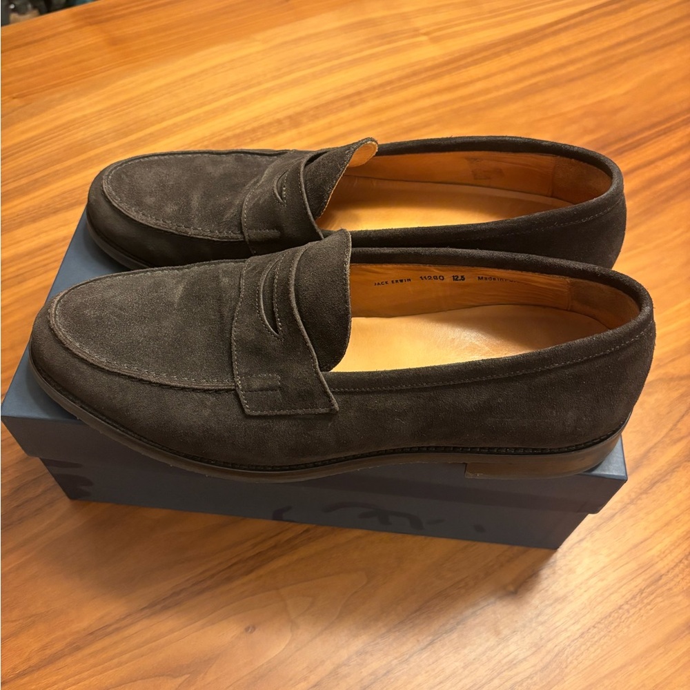 Jack Erwin Carmine loafer suede 12.5
